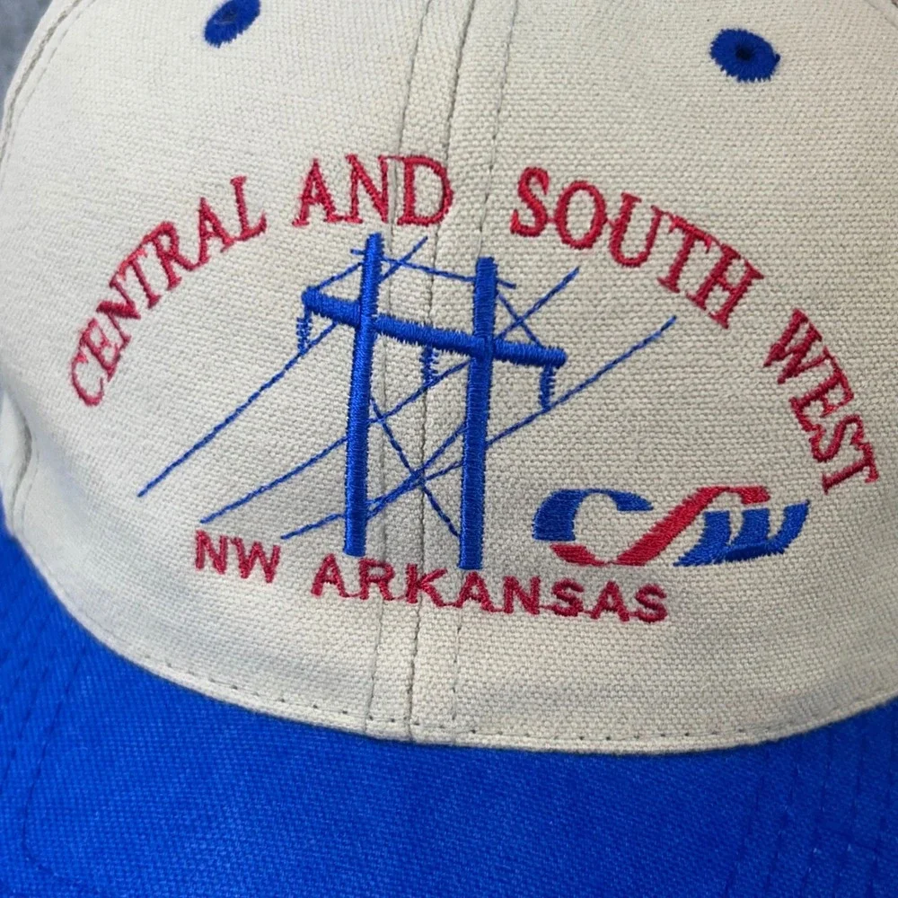 Central South West NW Arkansas Mens Khaki Outdoor Cap Hat Utility OSFM